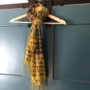 Boho stripe scarf